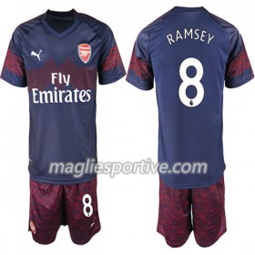 Completo Calcio Arsenal Aaron Ramsey 8 Bambino Divisa Trasferta 2018/2019